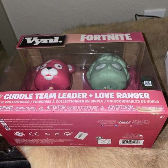Funko: Cuddle Team Leader + Love Ranger. Vinyl Vynl Fortnite 2-Pack (2018), NIB - Picture 5 of 5